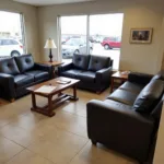 Comfortable customer waiting area at Adam Auto Service in Euless, TX