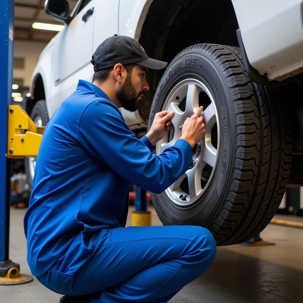 Adnoc Auto Service Tire Change