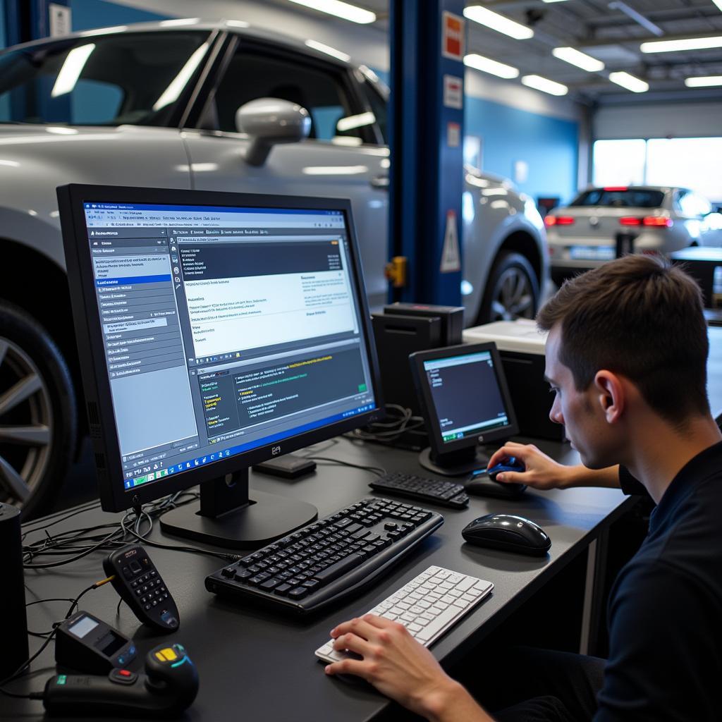 Modern Diagnostic Equipment at Ah Siong Auto Service