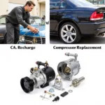 Auto AC Service: Recharge vs. Compressor Replacement