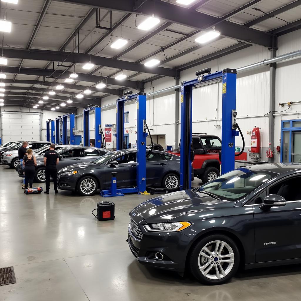 Modern Auto Body Repair Shop in Richland