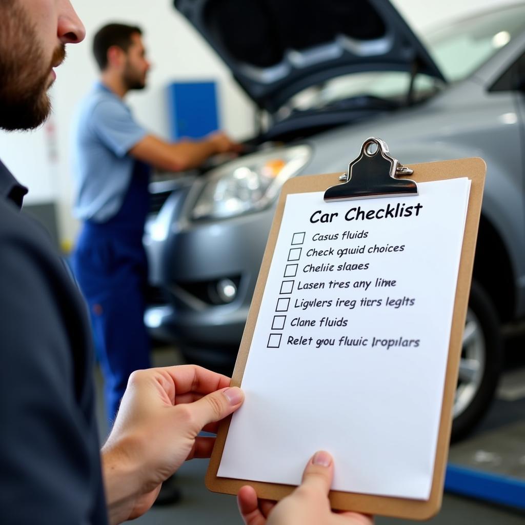 Auto Inspection Checklist in Sacramento