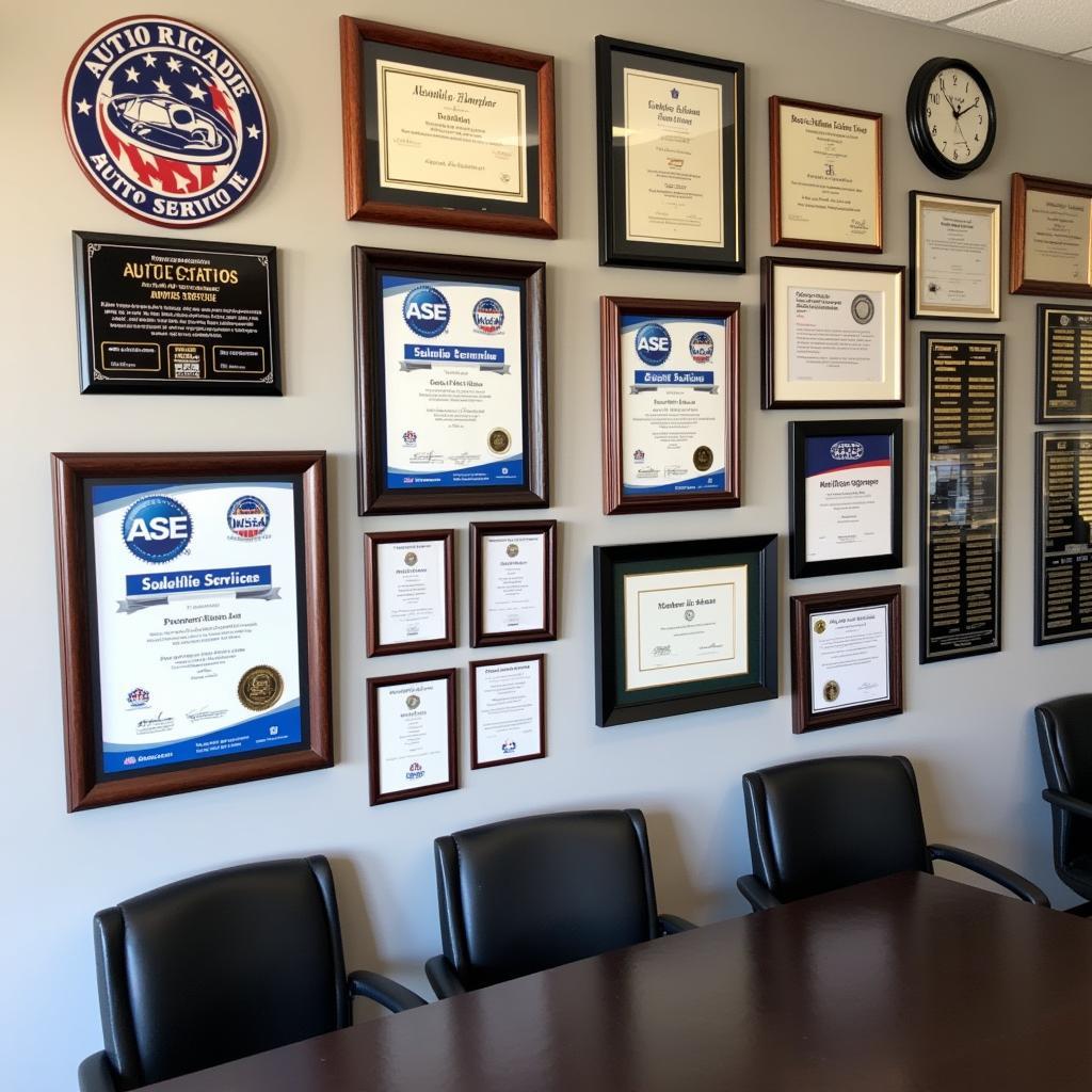 Auto MD Complete Car Service Center Certifications