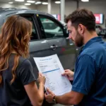 Reviewing an Auto Repair Estimate in Burleson, TX