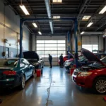 Busy Auto Repair Shop in Johnstown, PA