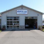 Modern Auto Service Shop Exterior in Leesport