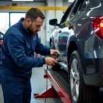 Expert Mechanics Working on a Car in Northborough, MA