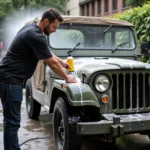 Military Vehicle Washing