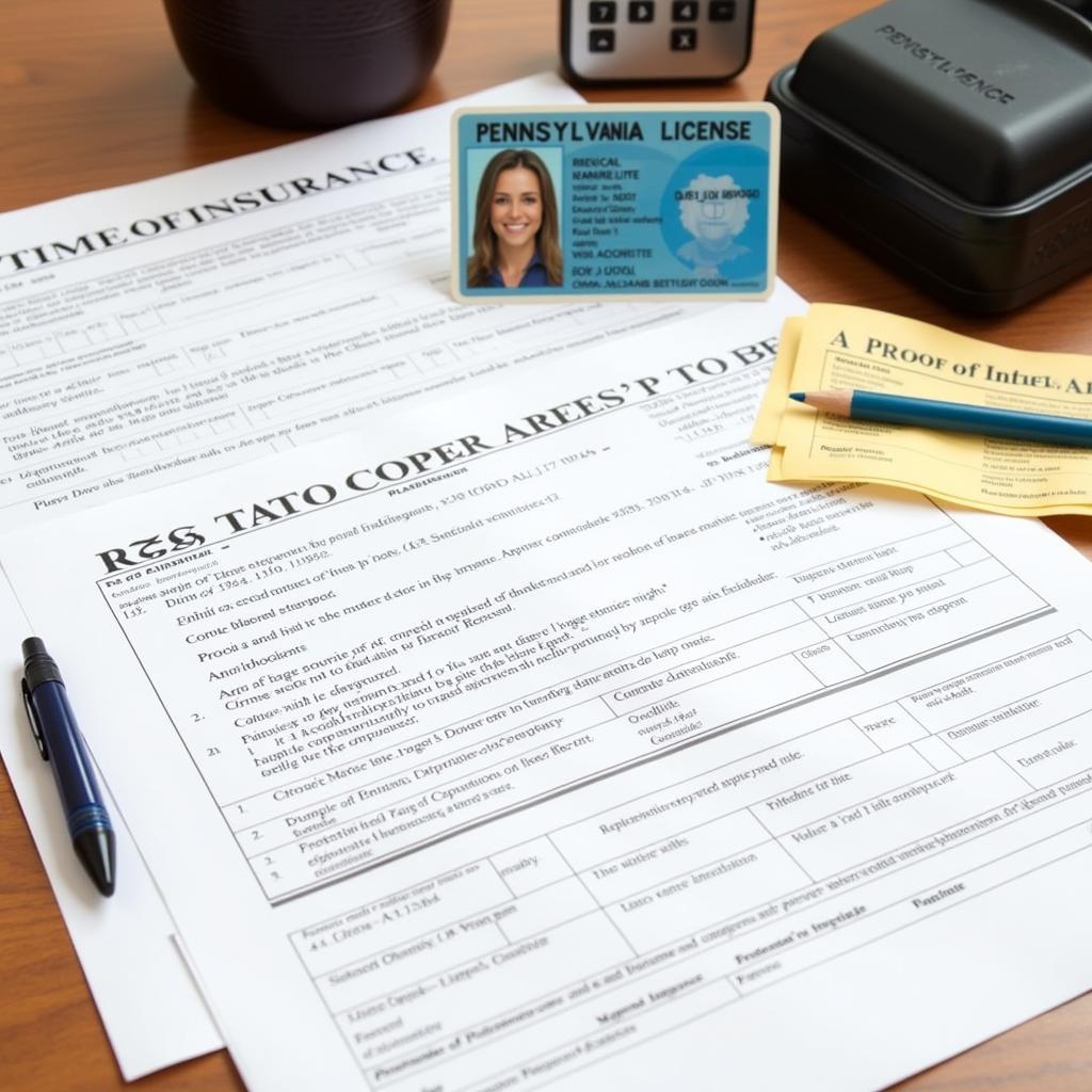 Required Documents for Auto Tag Services in Scranton PA