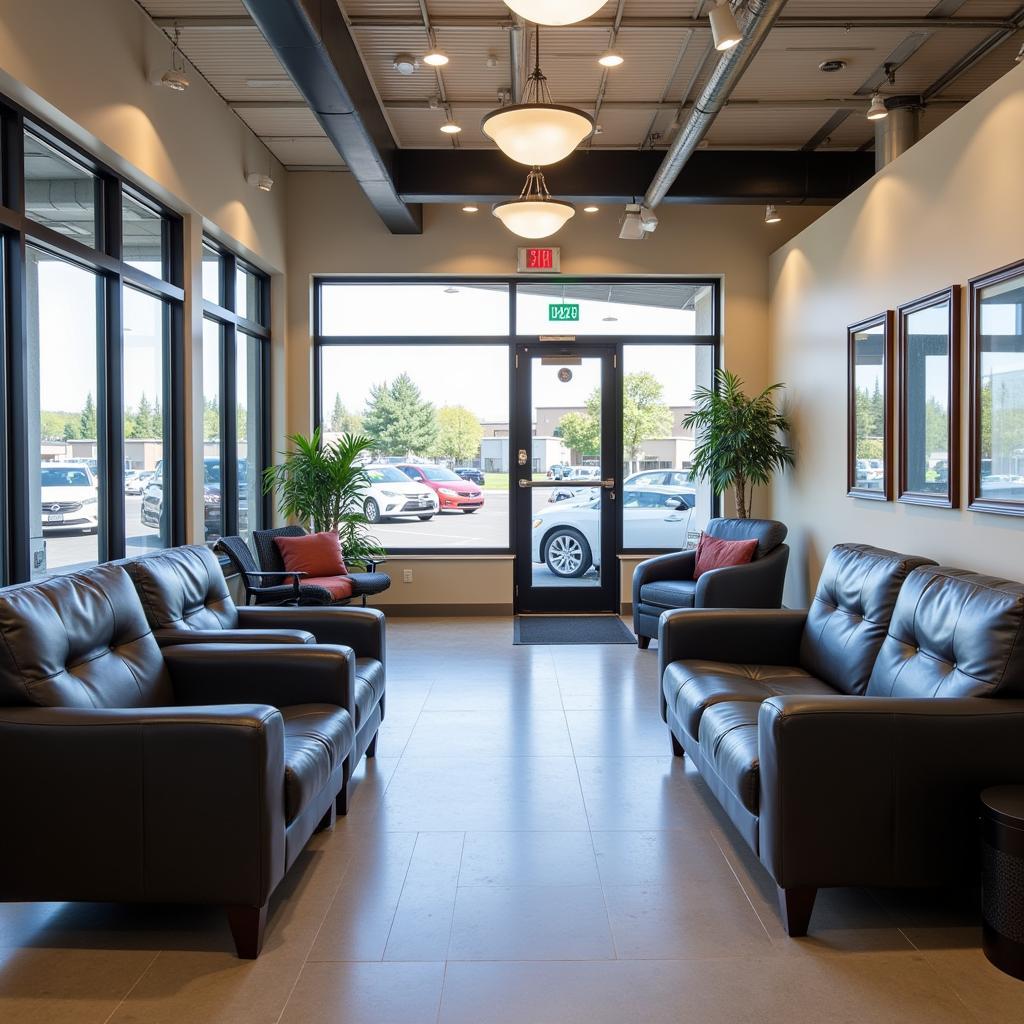 Comfortable Customer Lounge at Bauer Auto Service