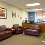 Comfortable Waiting Area at Calvert's Express