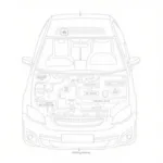 Car AC System Components Diagram