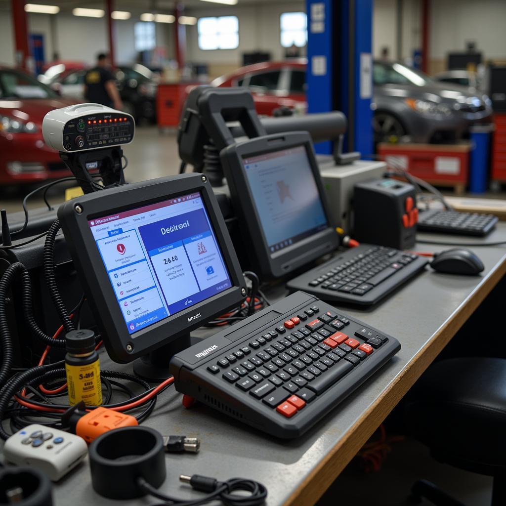 Advanced Car Diagnostic Tools in an Oswego Auto Shop