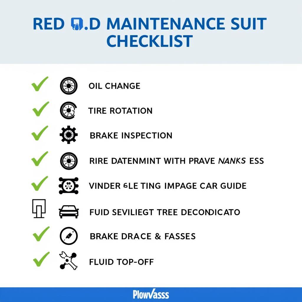 Car Maintenance Checklist