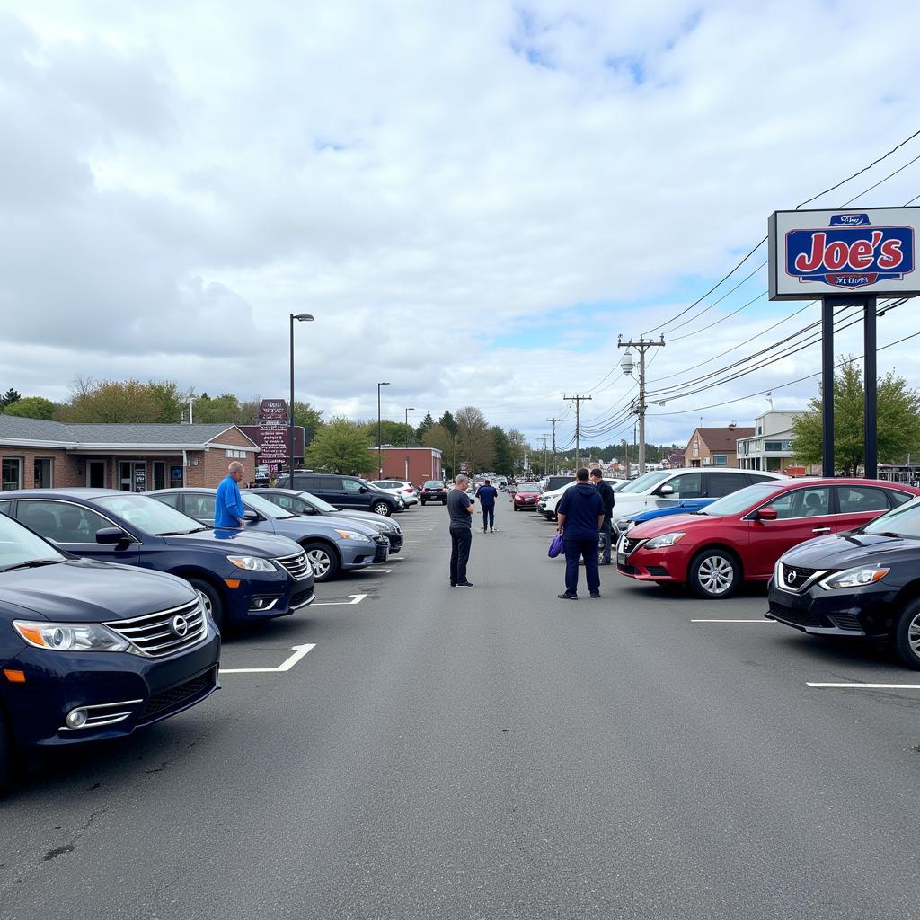 Car Sales Lot in Joe's, New Bedford