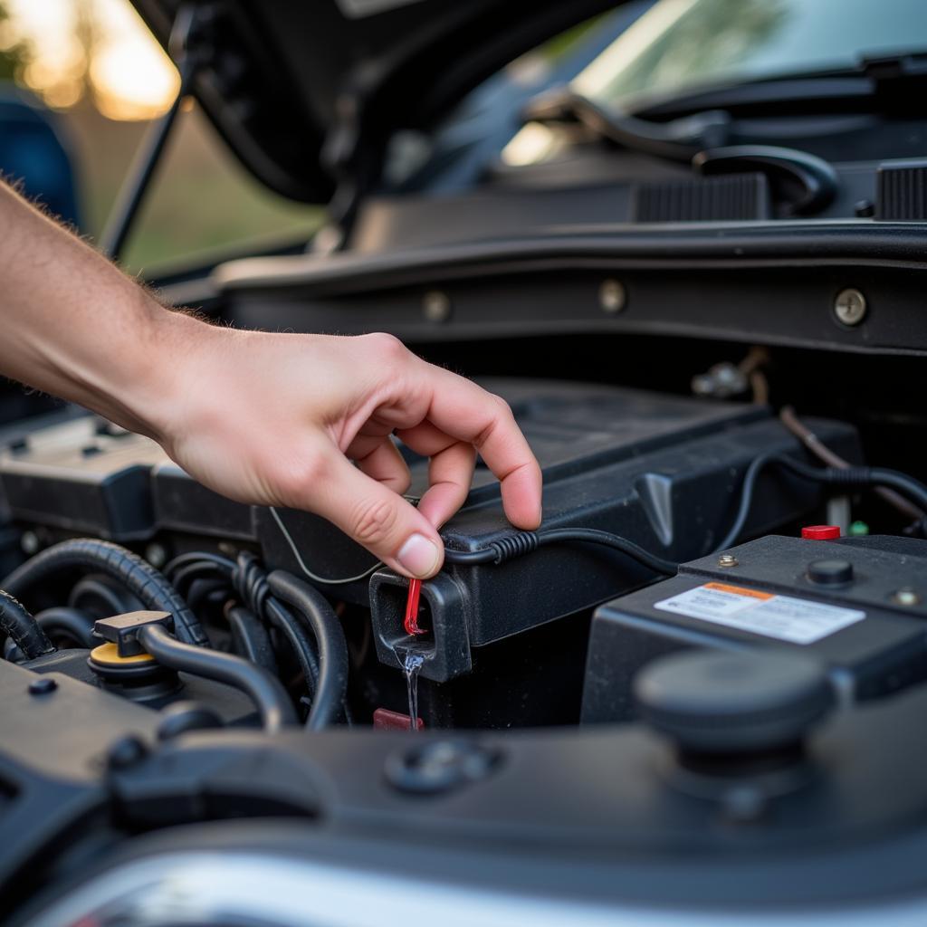 Checking Car Fluid Levels