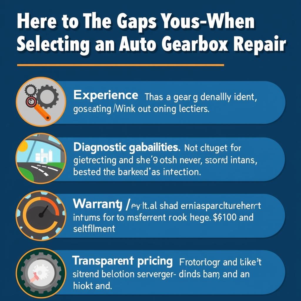 Tips for Choosing the Right Auto Gearbox Repair Service