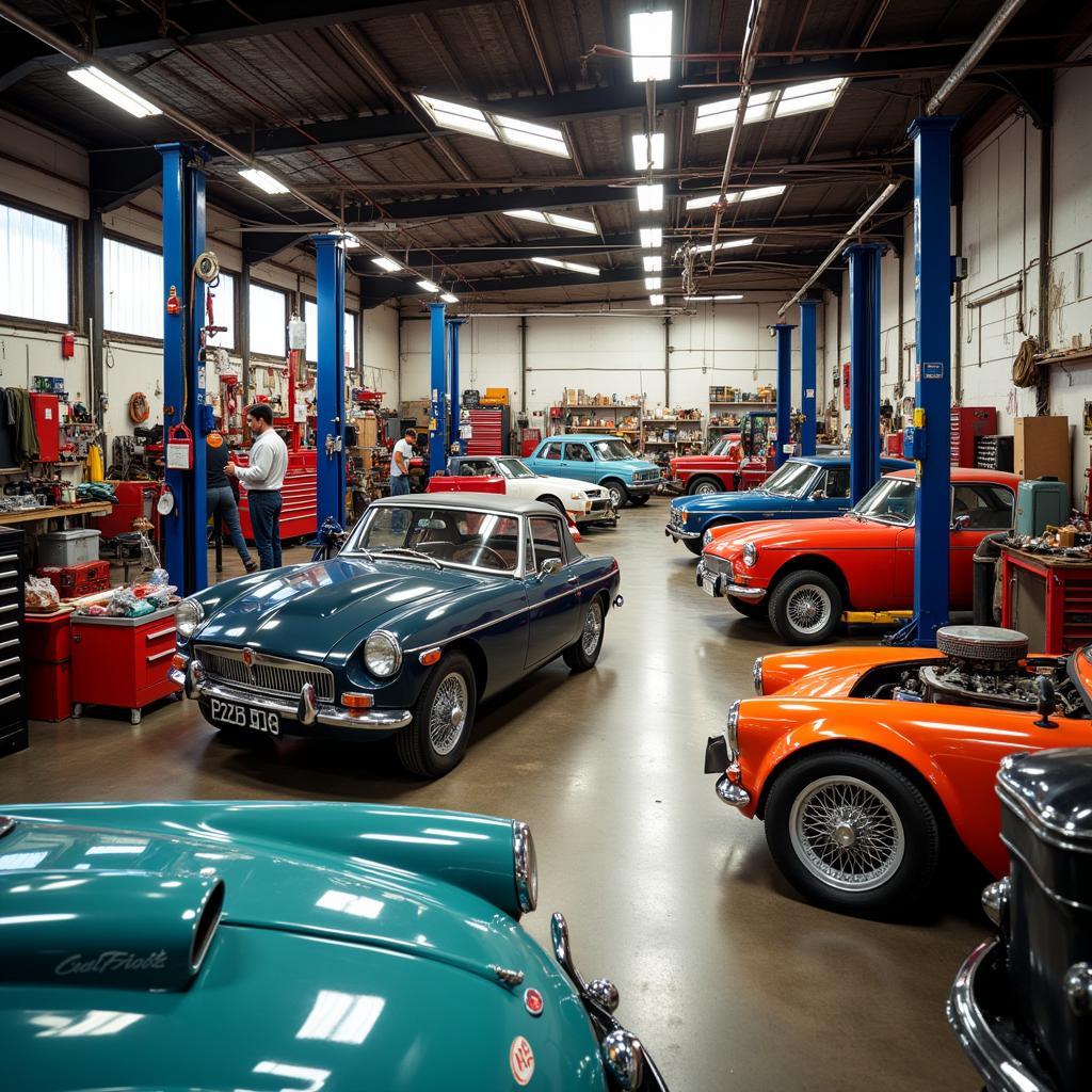 Classic Car Restoration Shop