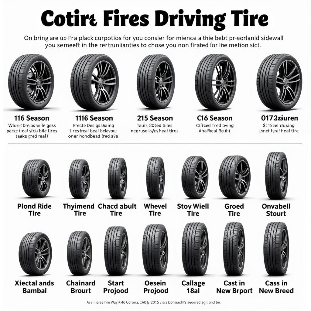 Different types of wheels and tires available in Corona