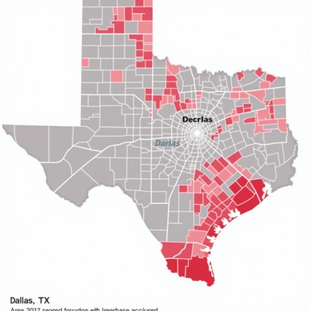 Dallas TX Auto Insurance Coverage Map