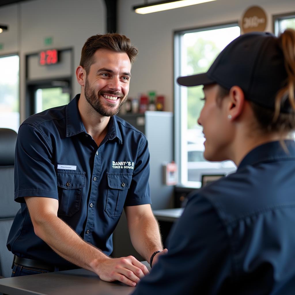 Customer Service at Danny's Tire & Auto Service