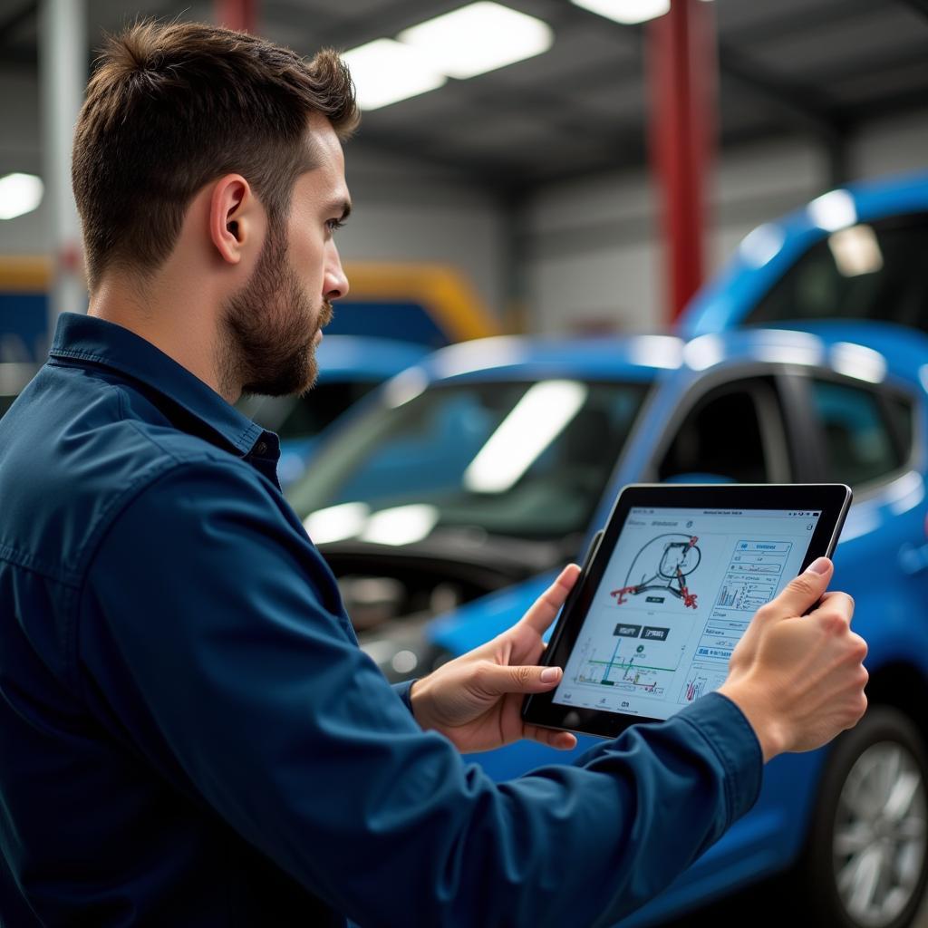 Digital Tablet for Auto Repair Diagnostics