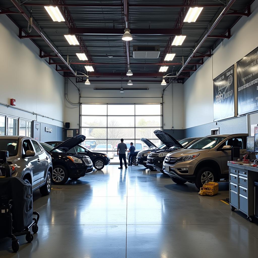 Gary's Full Service Auto Repair Shop Interior