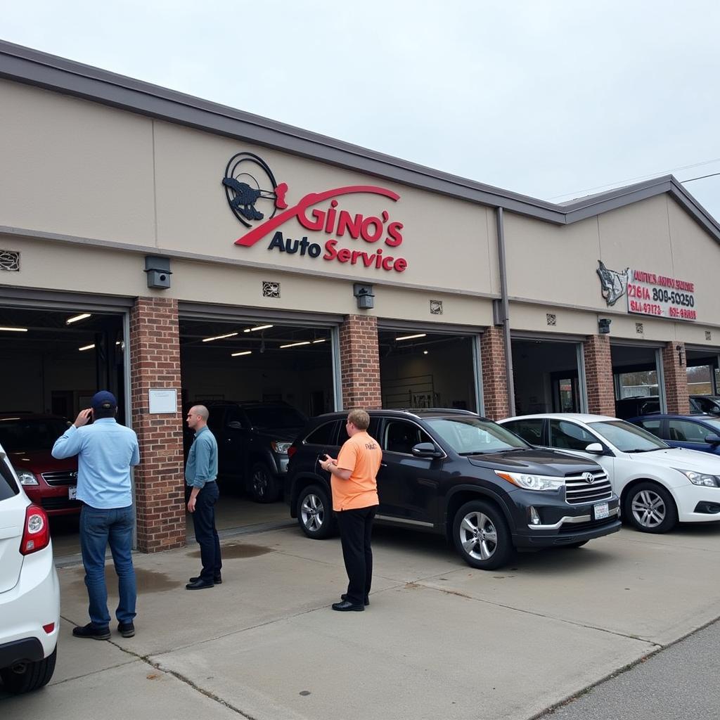 Gino's Auto Service Shop Front