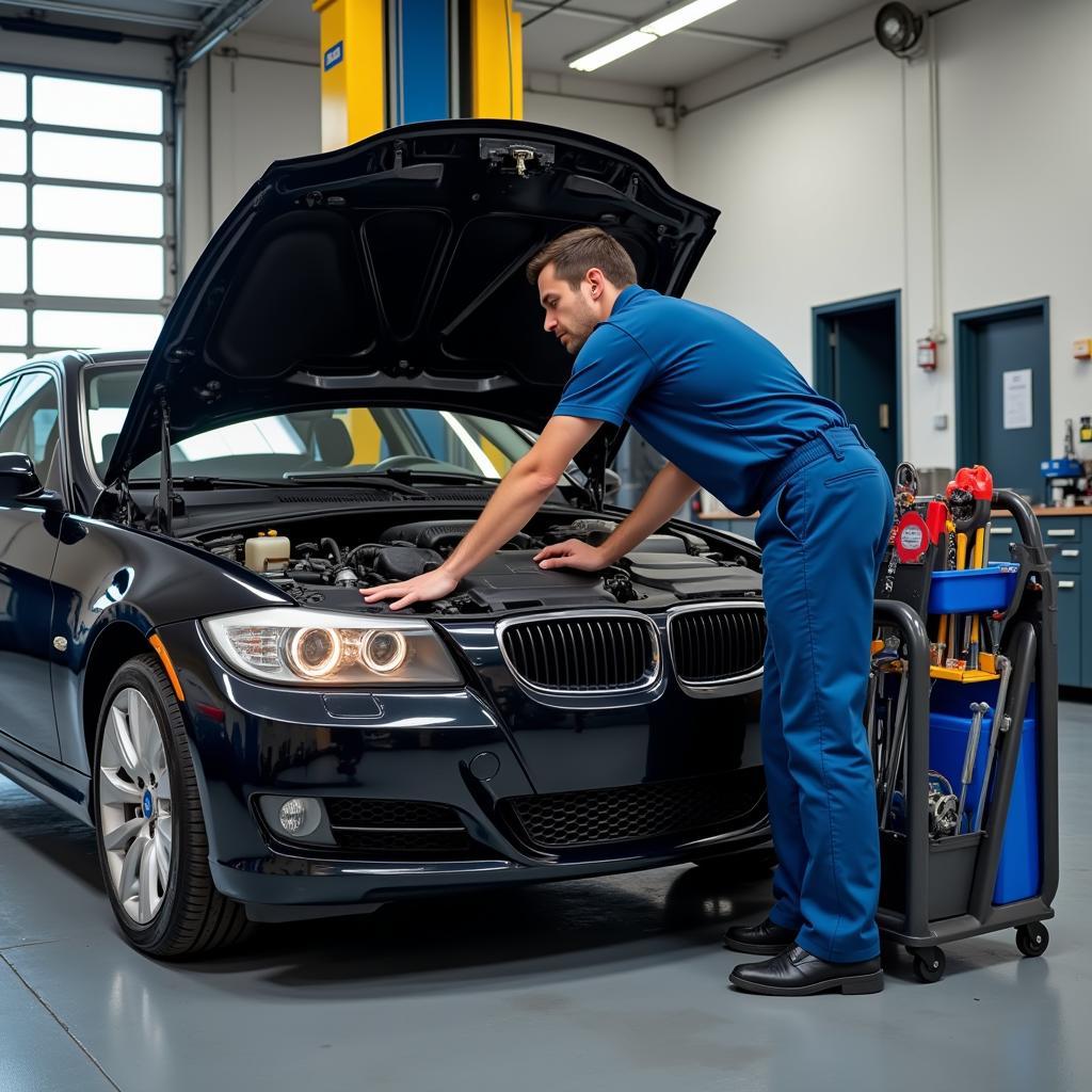 Goldy Auto Service Maintenance in Action