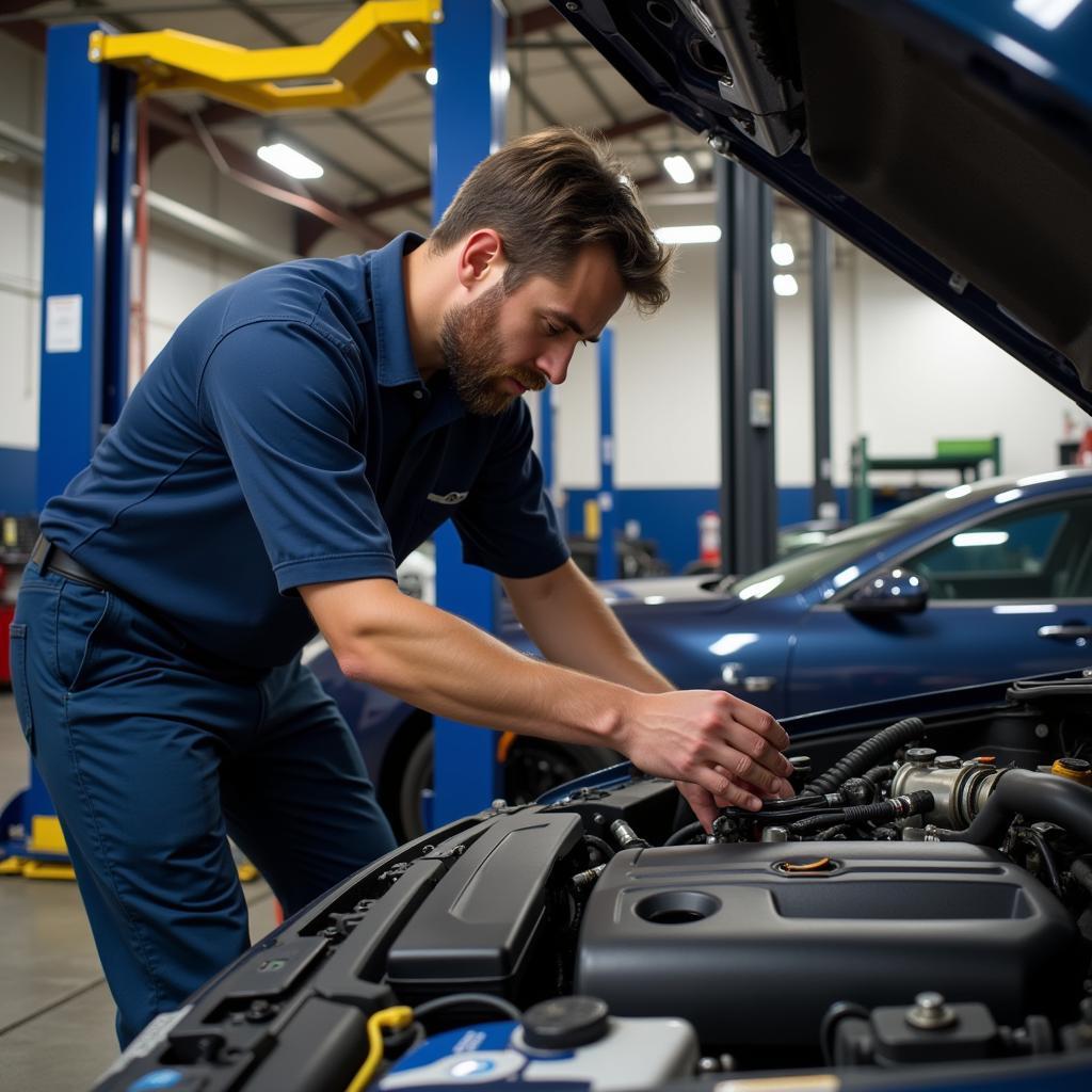 Houston Auto Tune Up Service in Action