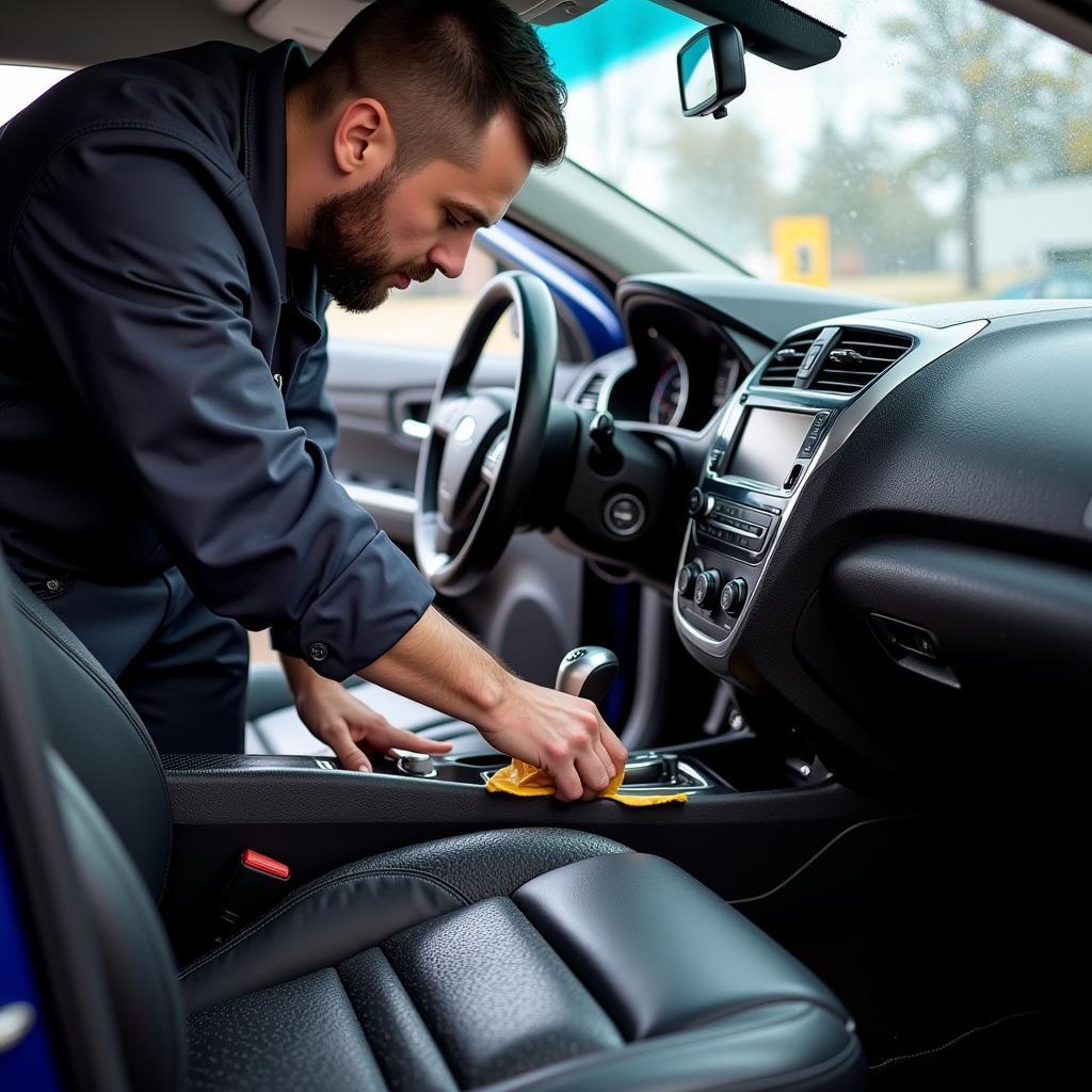 Interior Car Detailing Process