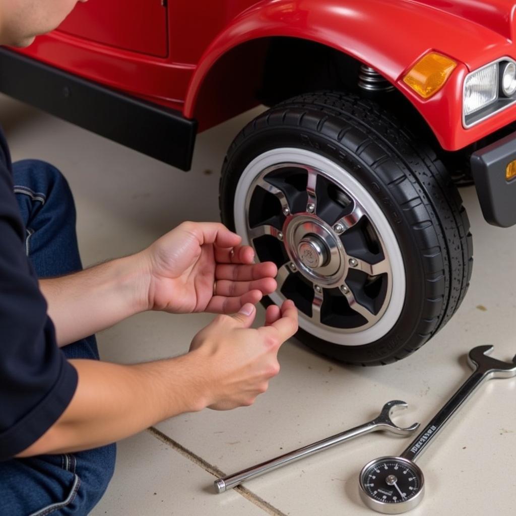 Diagnosing a Kids Car Wheel Problem