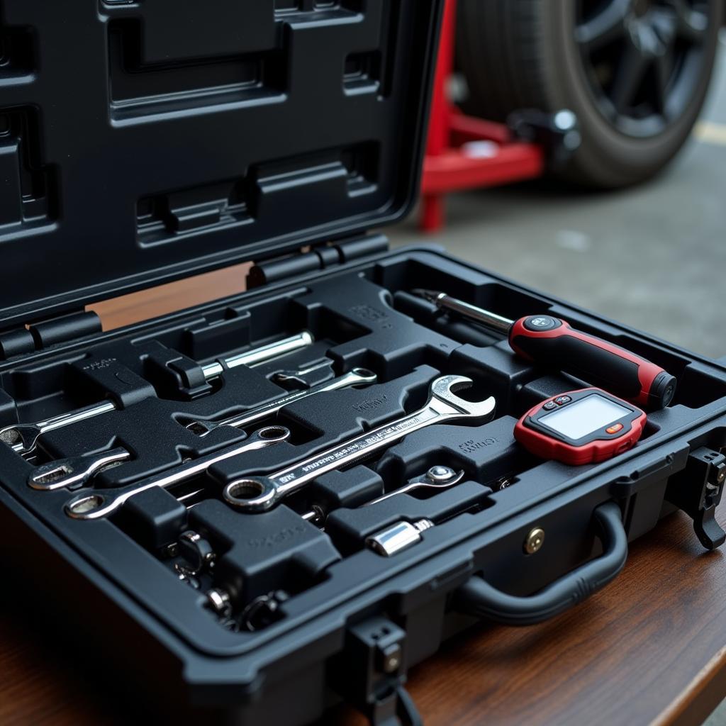 Mechanic's Tools and Diagnostic Equipment for Auto Service at Home