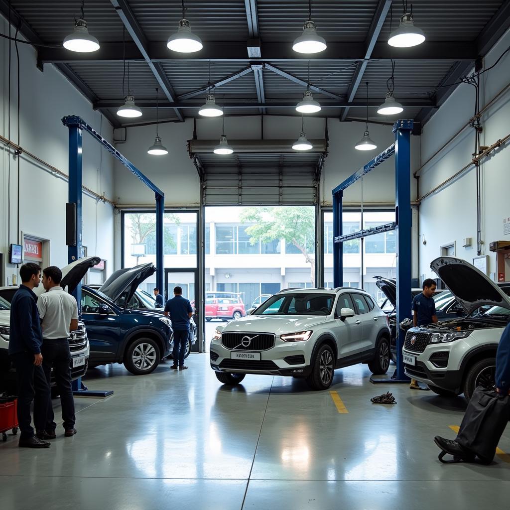 Modern Auto Hangar Service Centre in Mumbai