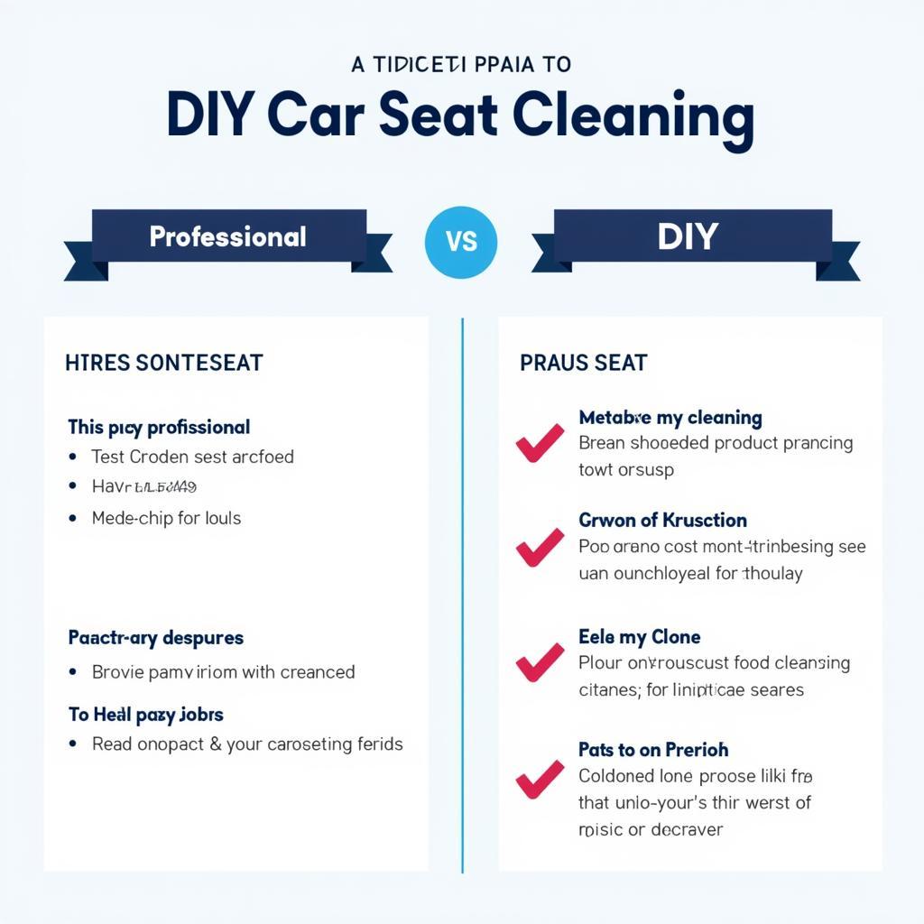 Professional vs. DIY Car Seat Cleaning