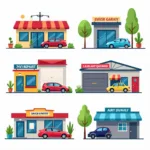 Various auto repair shops in Sacramento