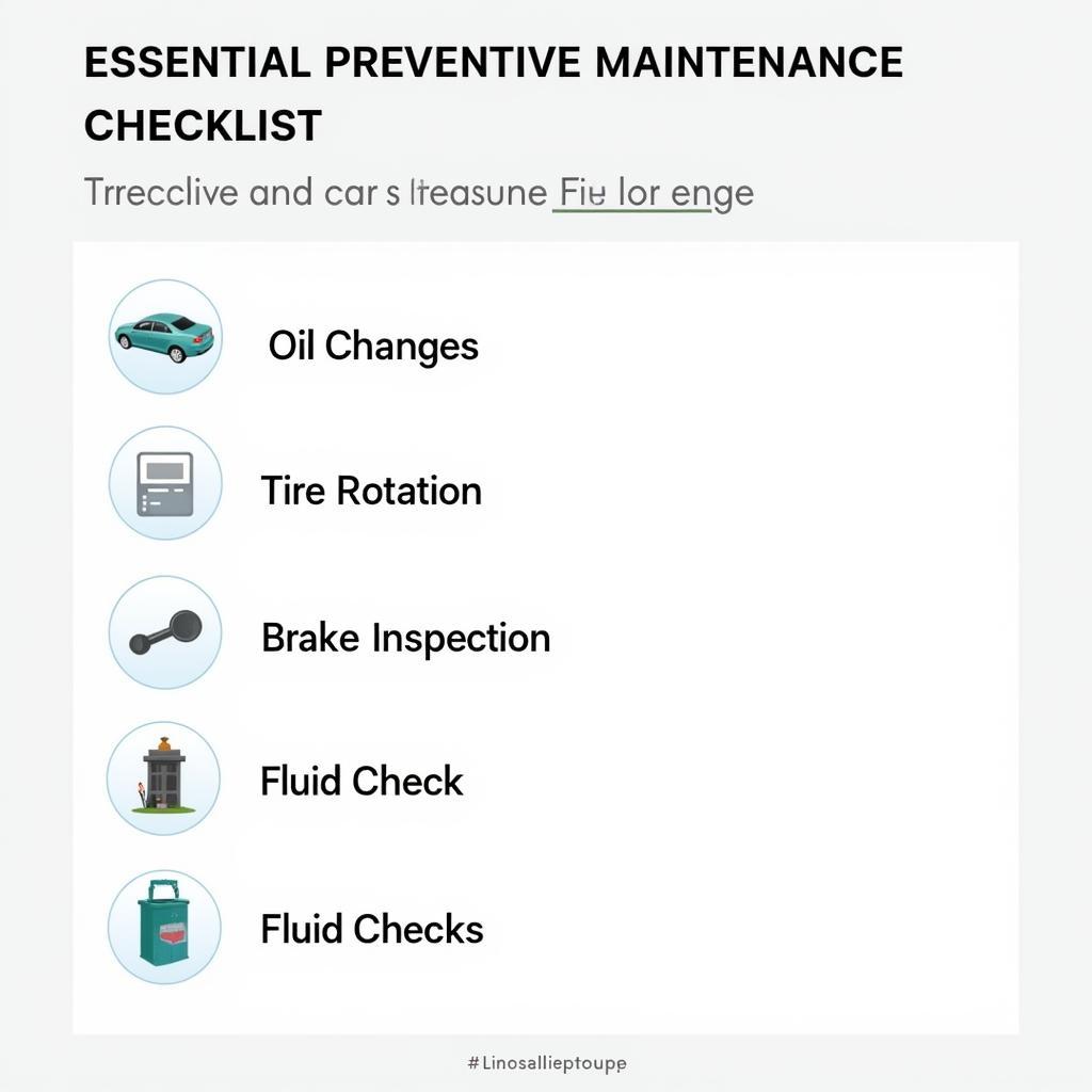 Car Maintenance Checklist