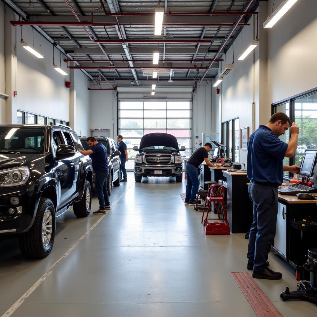 Inside a West Lynn Auto Repair Shop